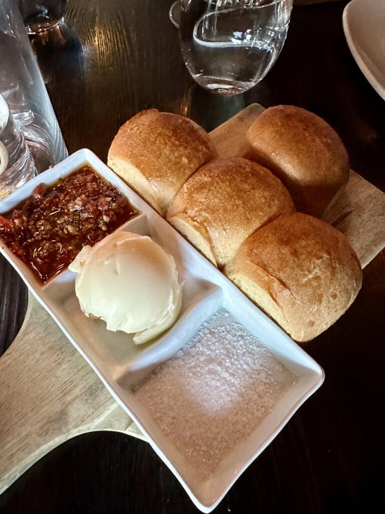 Dinner at Wood and Water