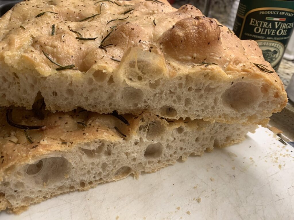 Attempted a focaccia