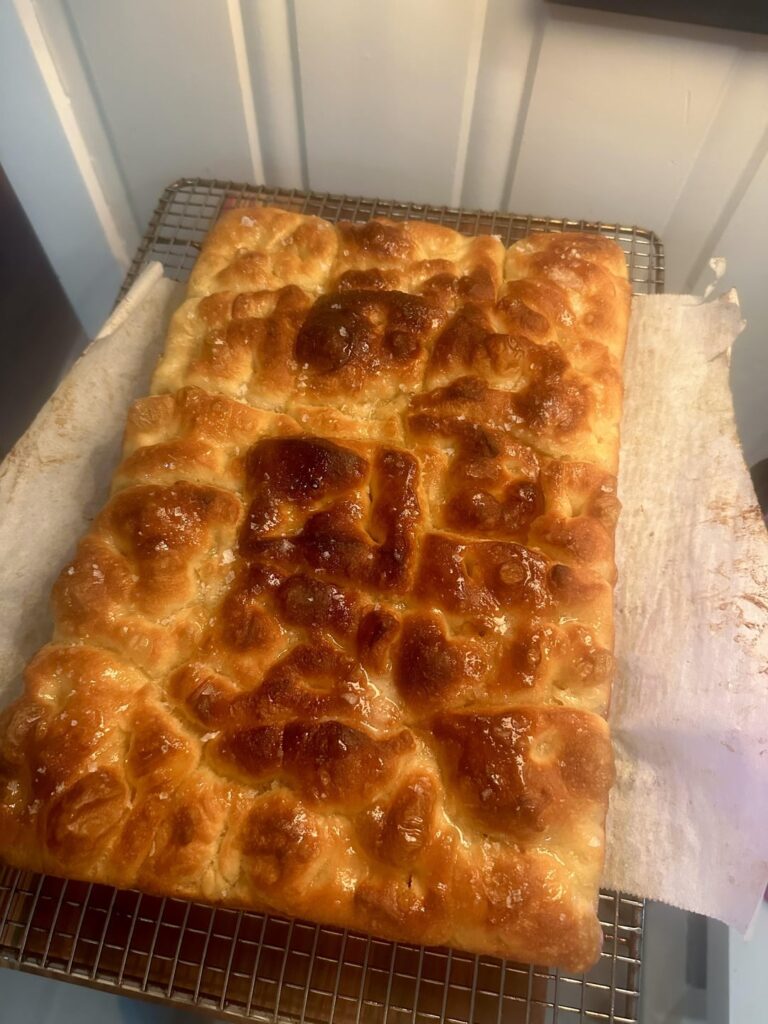 Honey Butter Focaccia Rolls