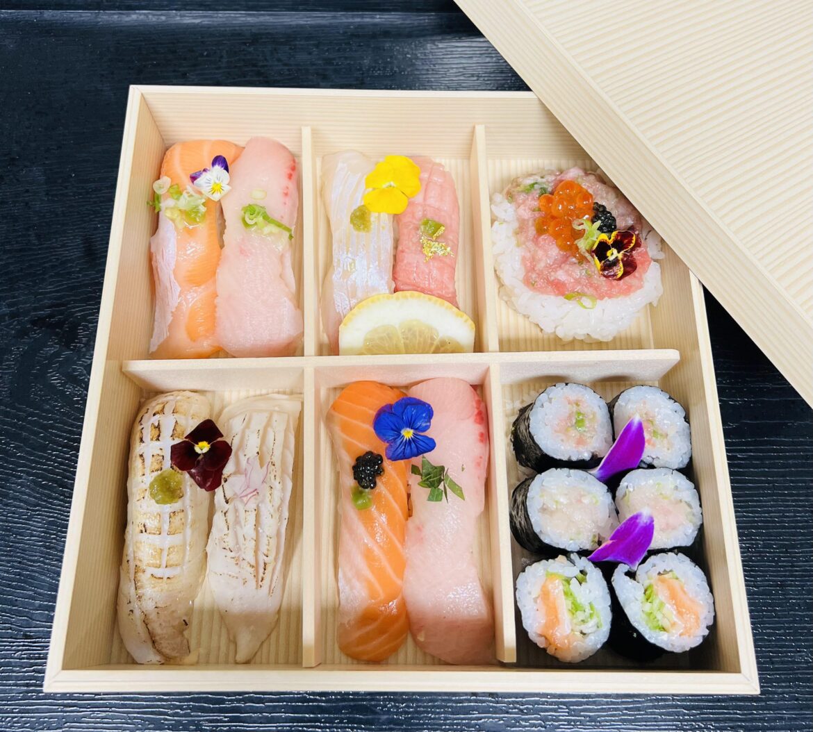 Prettiest Omakase Sushi Box 🍣