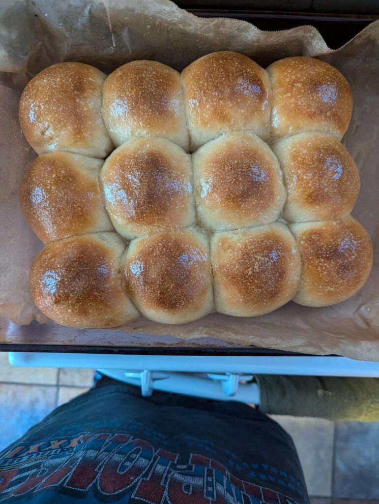 Dinner rolls are my new go to. Perfect for Thanksgiving!