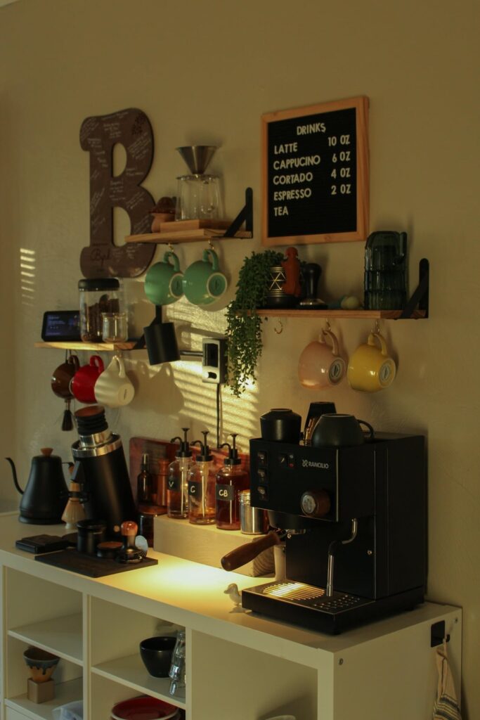 new espresso setup and some lattes this week