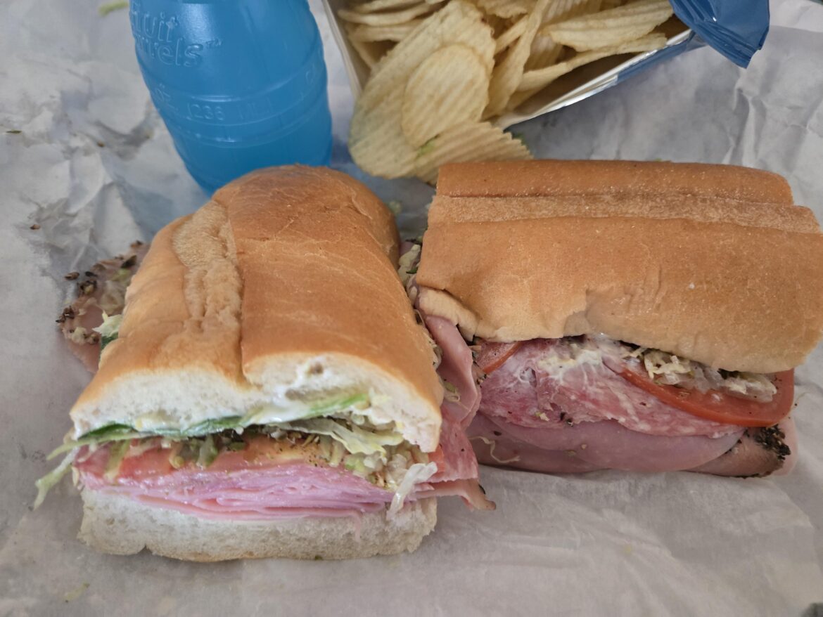 Salami, ham, proscutinni, capacola and provolone from a local NJ sub shop