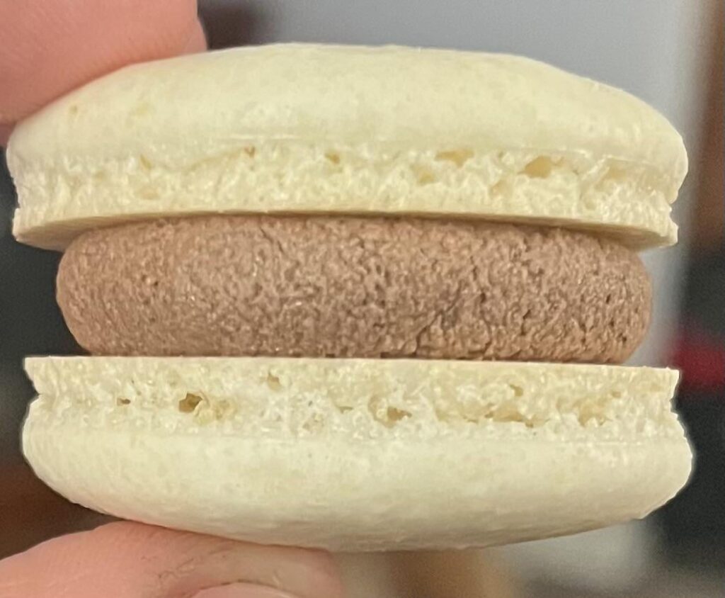 Vanilla and Mocha Macarons