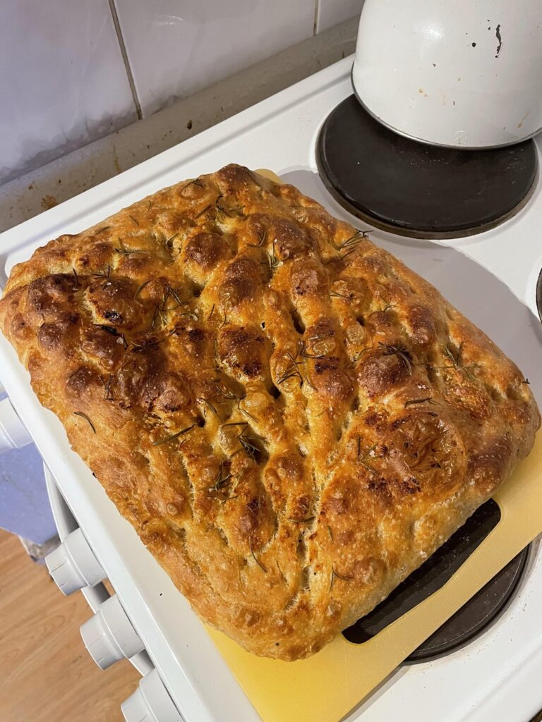 I made a sourdough focaccia! So proud♥️