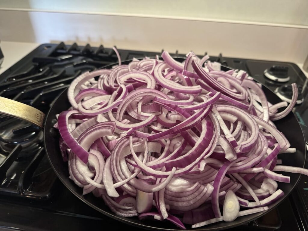 Does everyone else start their Thanksgiving prep caramelizing 5 pounds of onions?