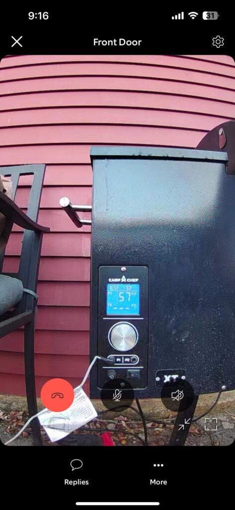 How I monitor the temperature lol