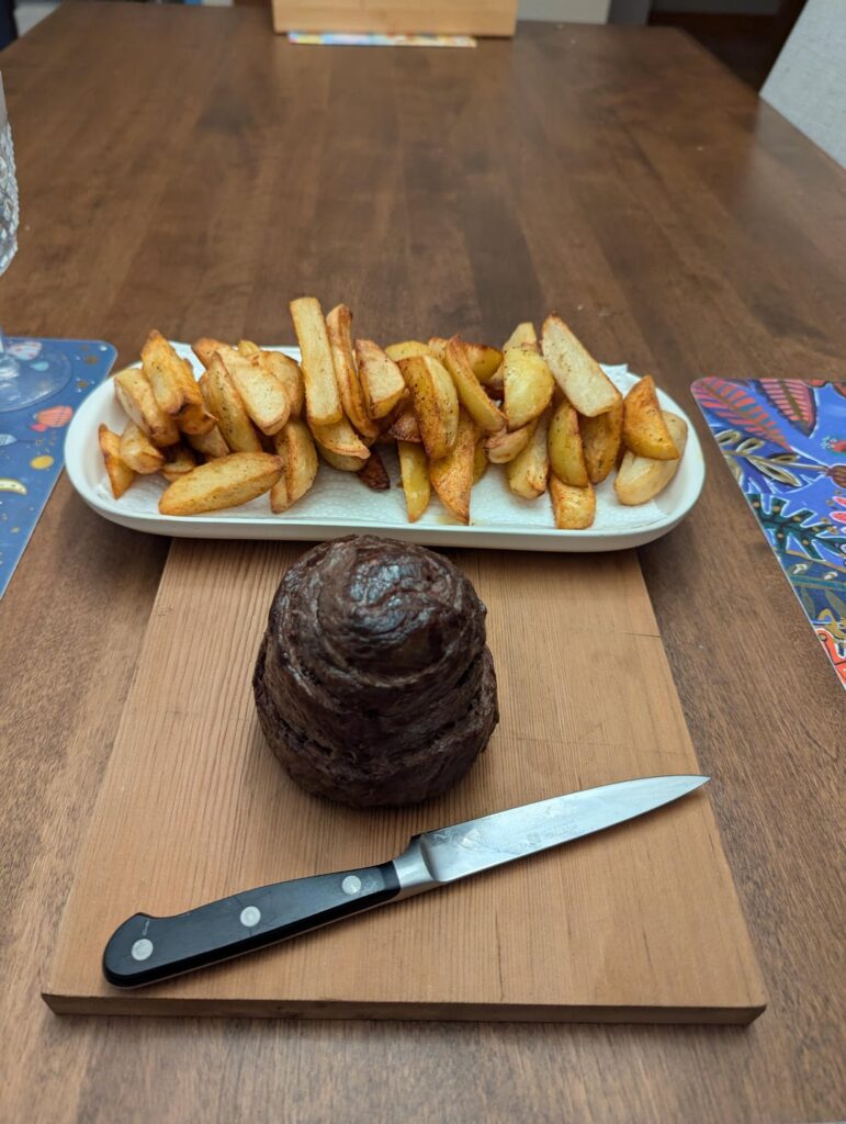 135f four hours then reverse sear Skirt Steak.