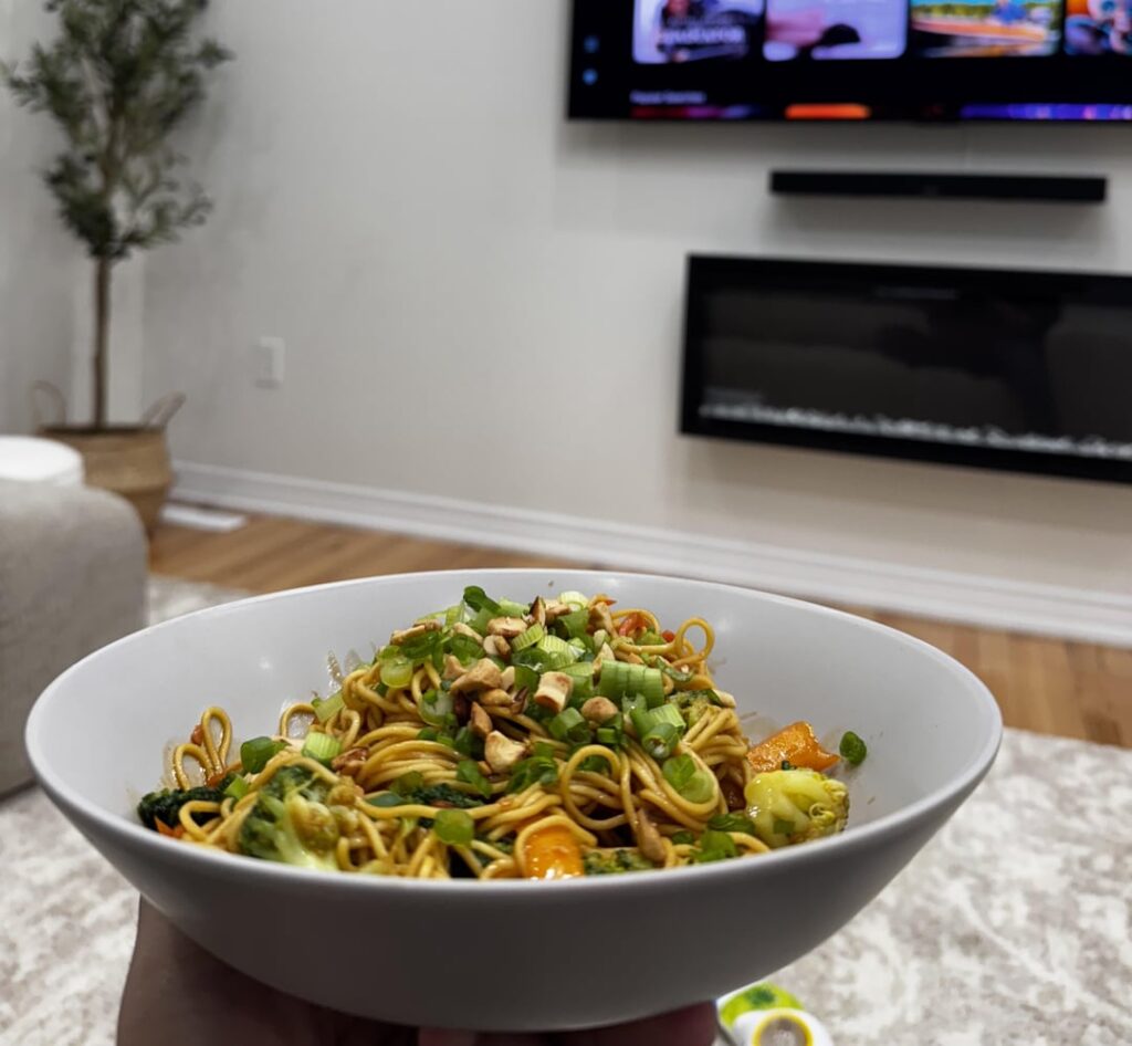 Honey Garlic Veggie Noodles