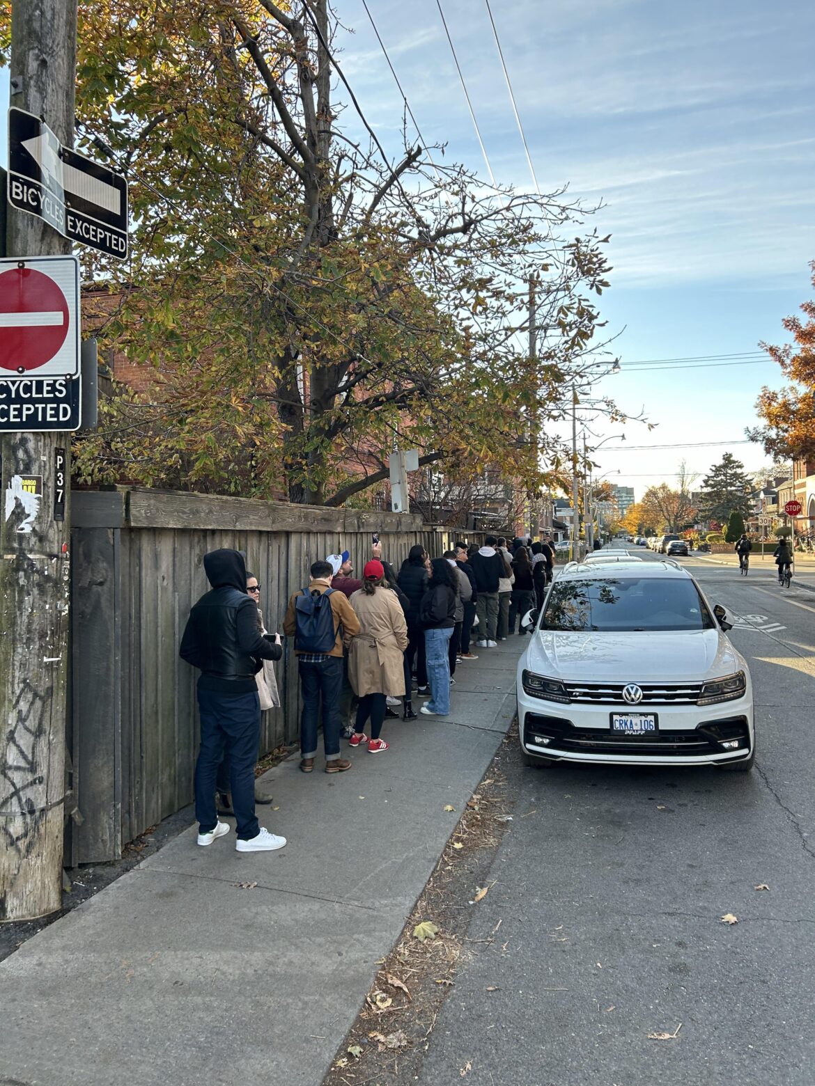 The line for Pizzeria Badiali …