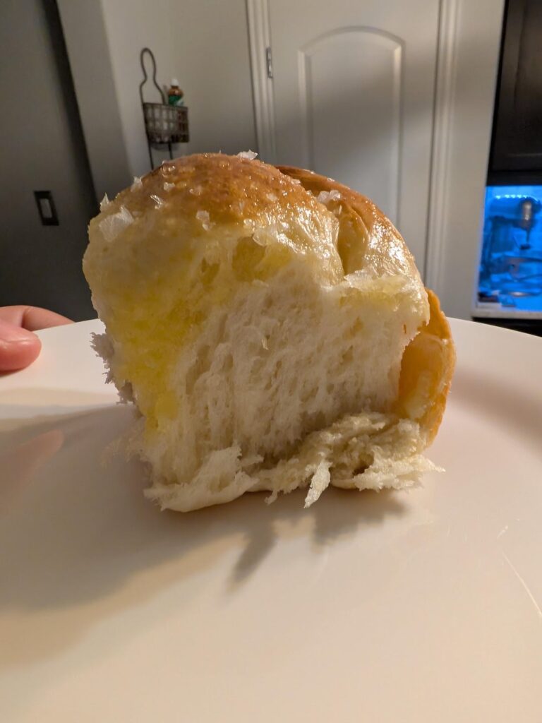 My 2nd attempt at dinner rolls for Thanksgiving