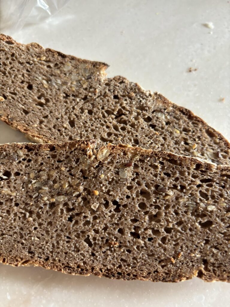 German wholegrain rye sourdough