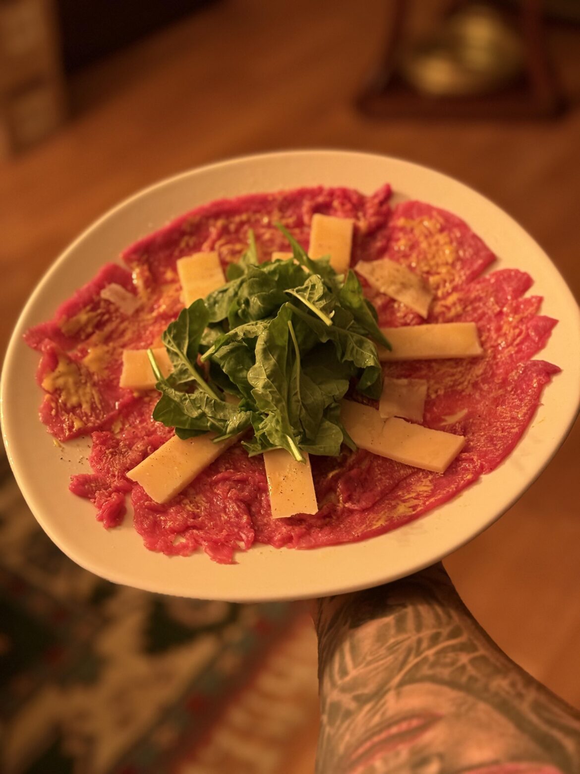 Beef carpaccio