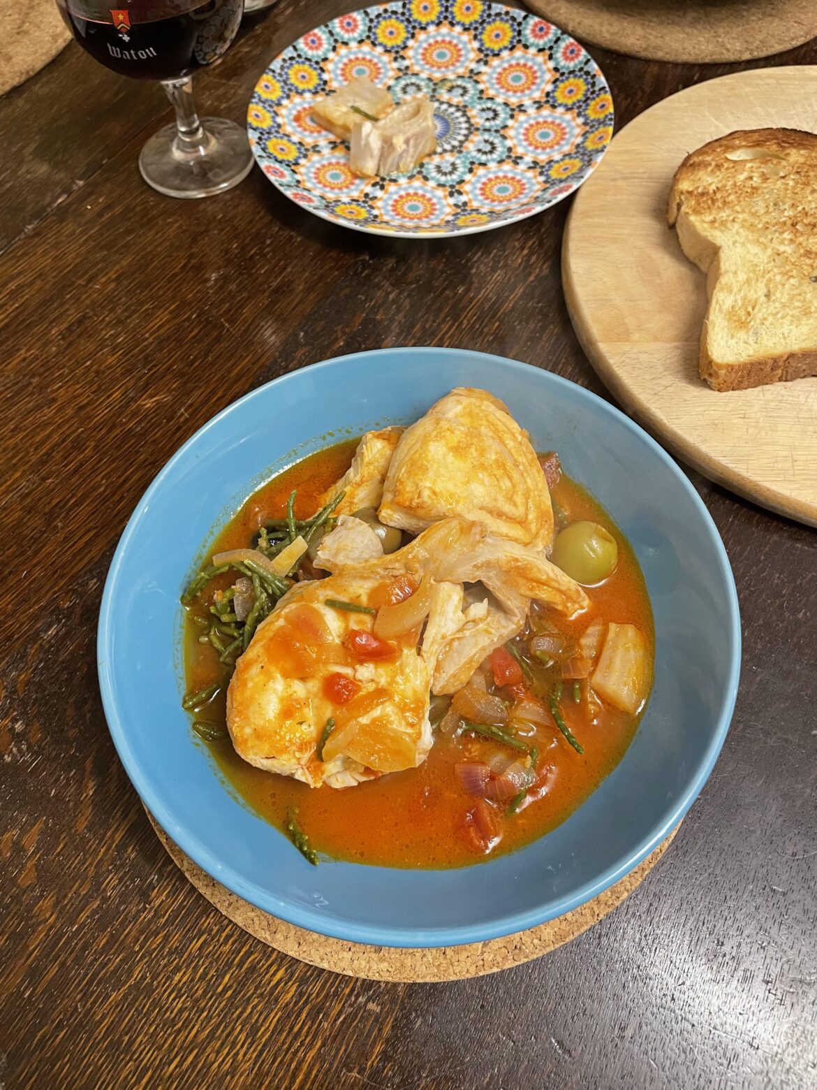 Fish stew I made earlier