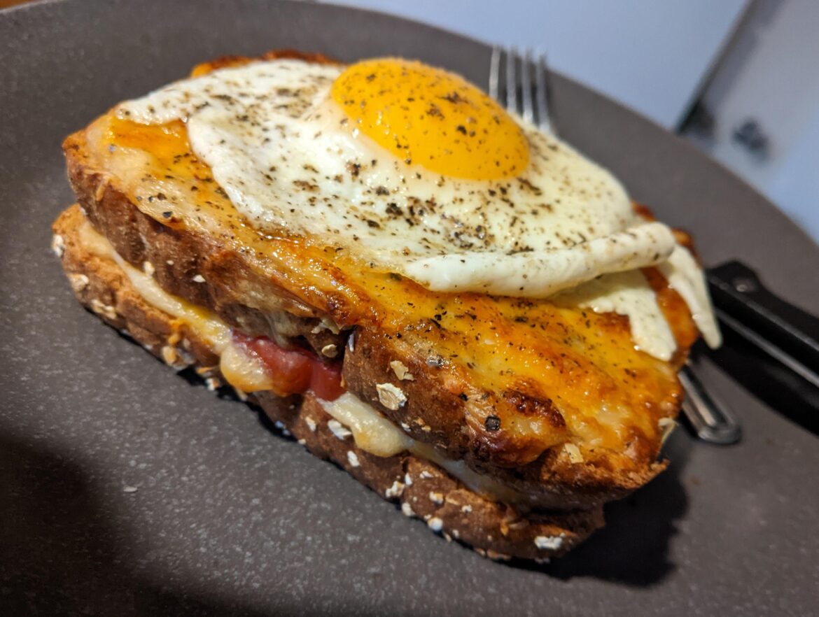 Croque-madame for lunch today