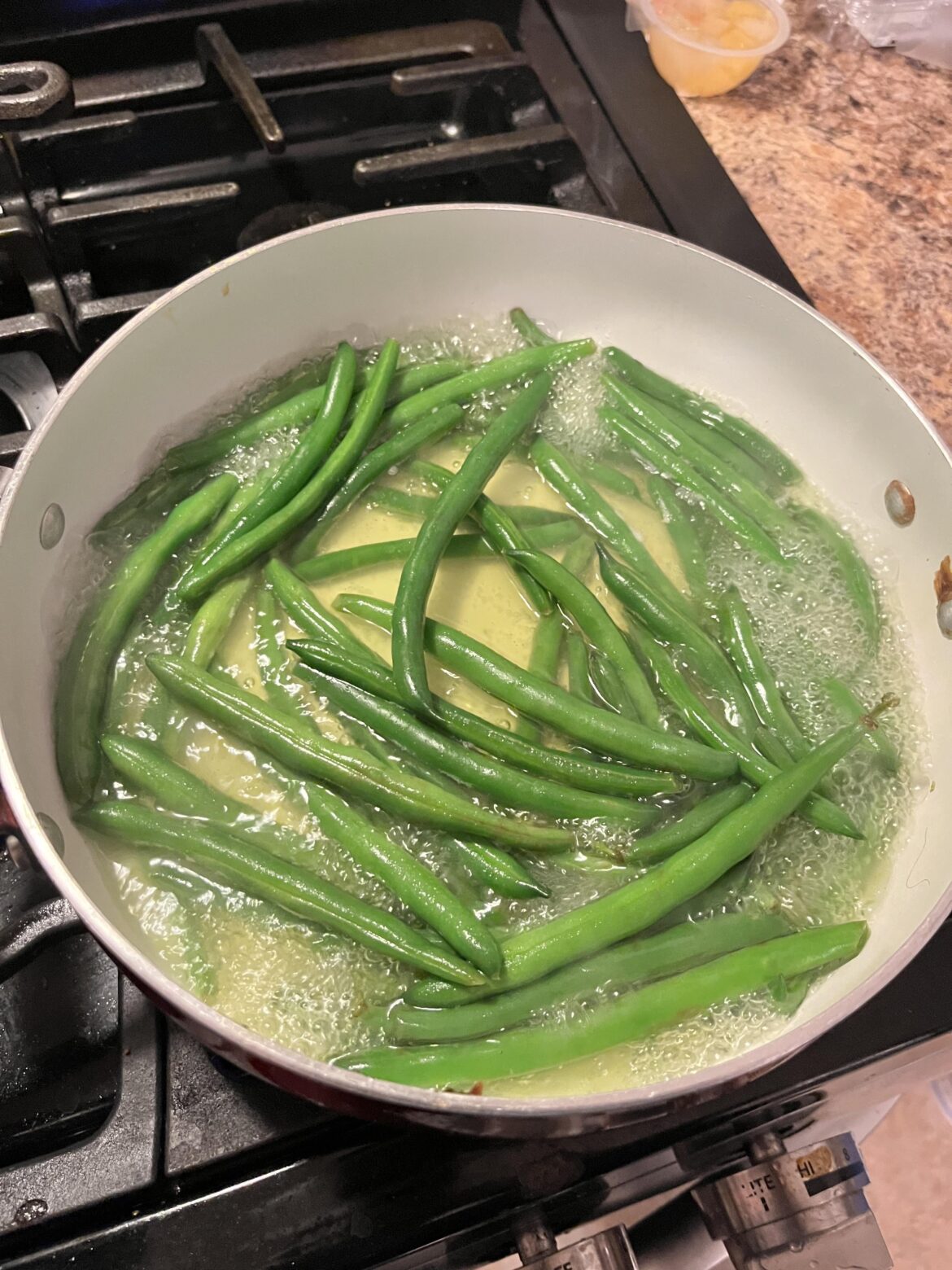 Idk if el dente green beans make a good French fry substitute but I’m going to find out lol