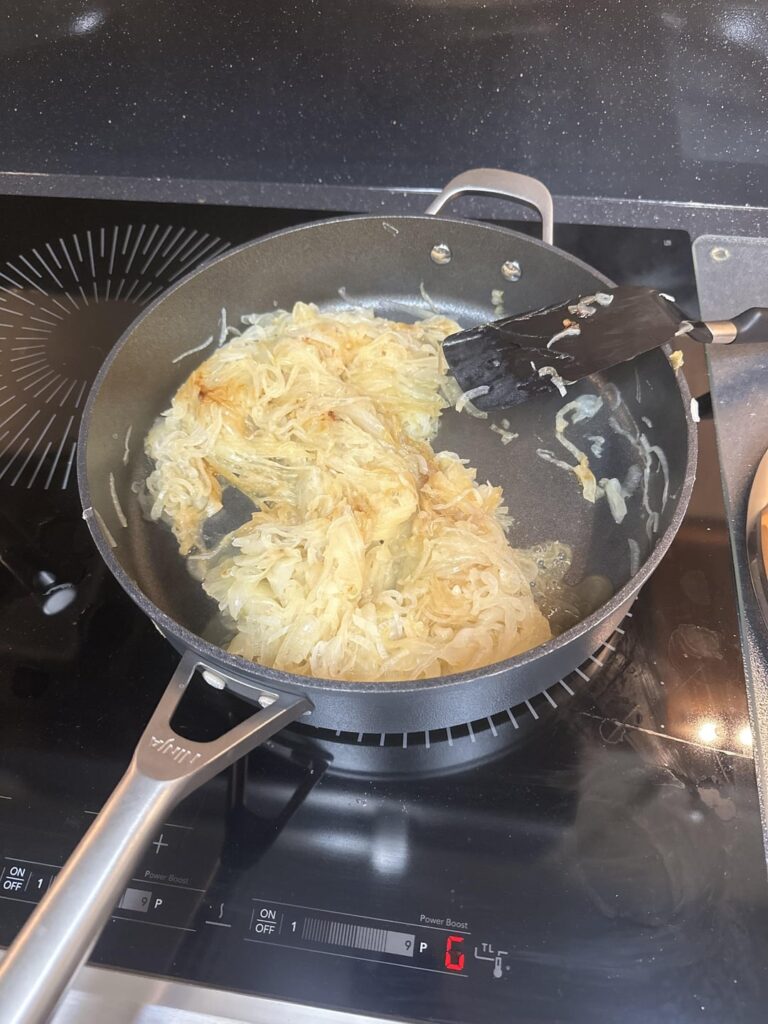 first time caramelizing!!