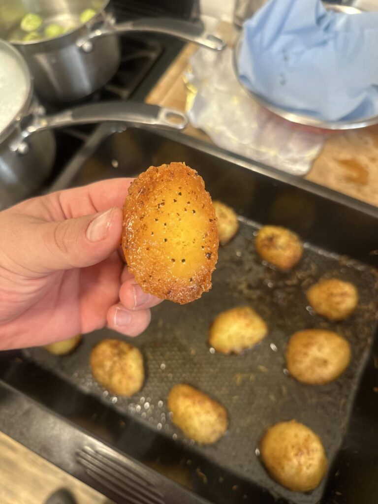 Sunday dinner is served (Sorry I forgot to pour the gravy on)