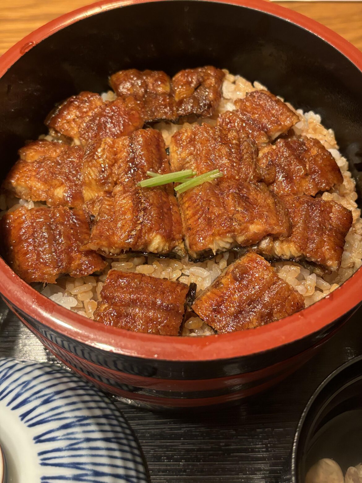 Grilled unagi from Honke Shibato in Osaka - a restaurant that has served the dish for 300 (although by different chefs). A highlight of a recent Japan trip.