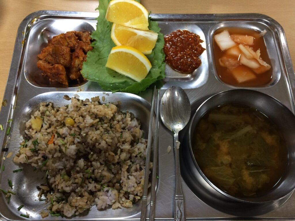 my Korean high school lunch series 1!