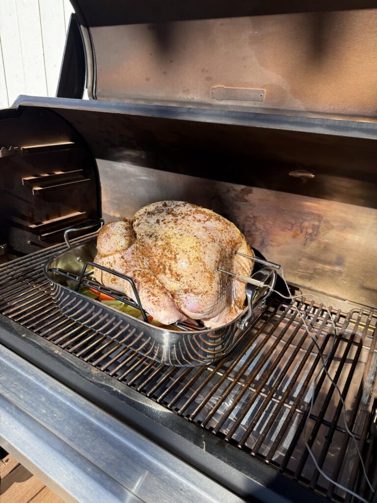 First time smoking a turkey on the Traeger - everyone loved it and I’ll never go back to making it in the oven.