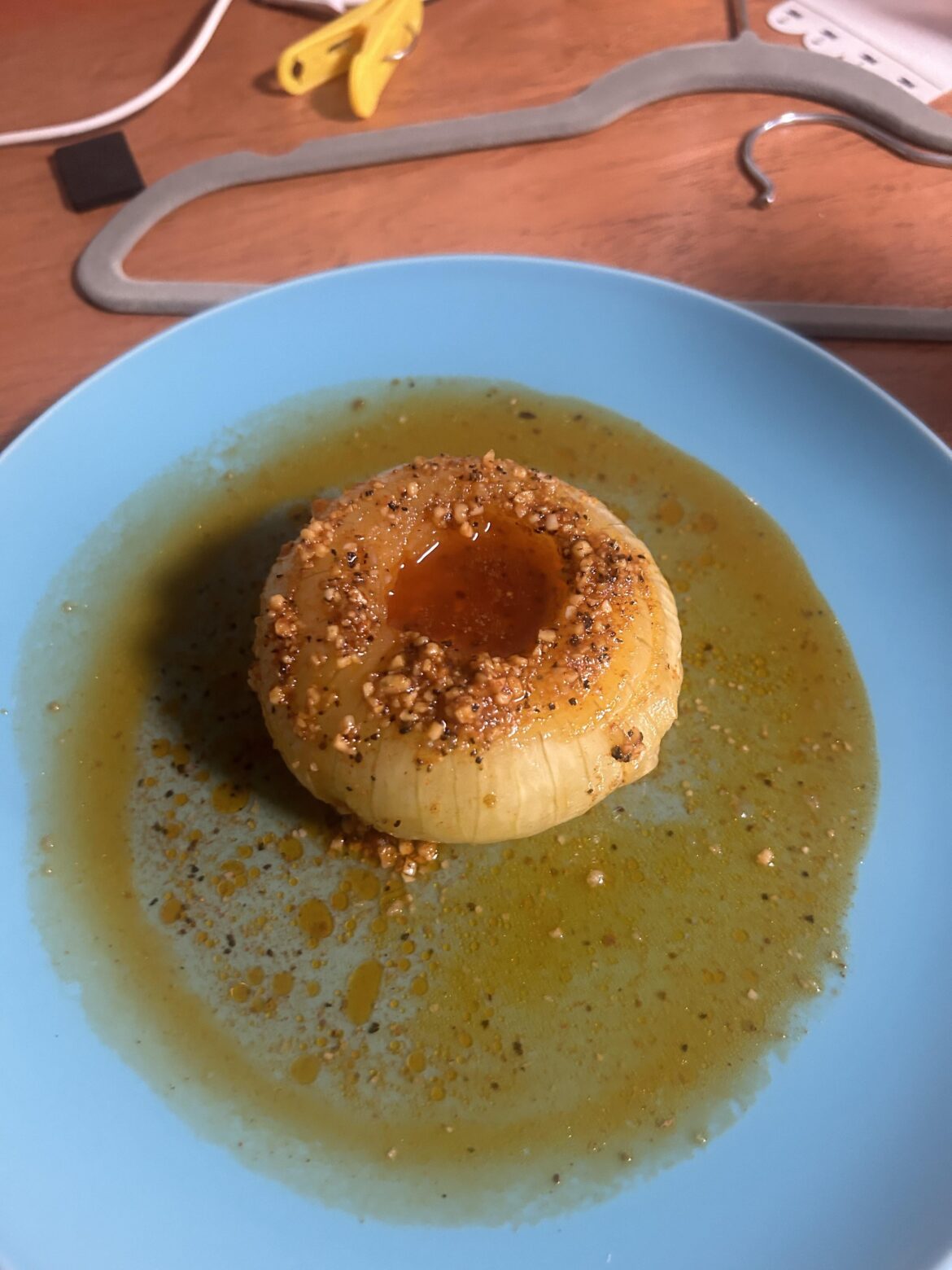 Seeing this onion boil trend so decided to try it.. yes, the house smelled good, and yes .. it was very good.