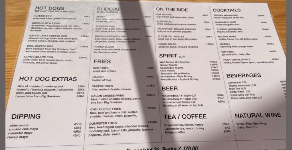 lowest cal on the menu? everything is ridiculously unhealthy (added food pictures for portion sizes)