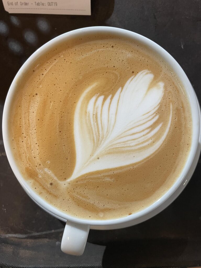 Couple of bits from today, month as a proper barista