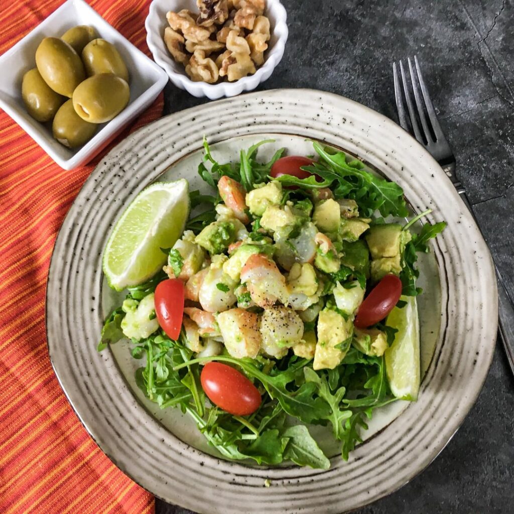 Keto Shrimp Avocado Salad