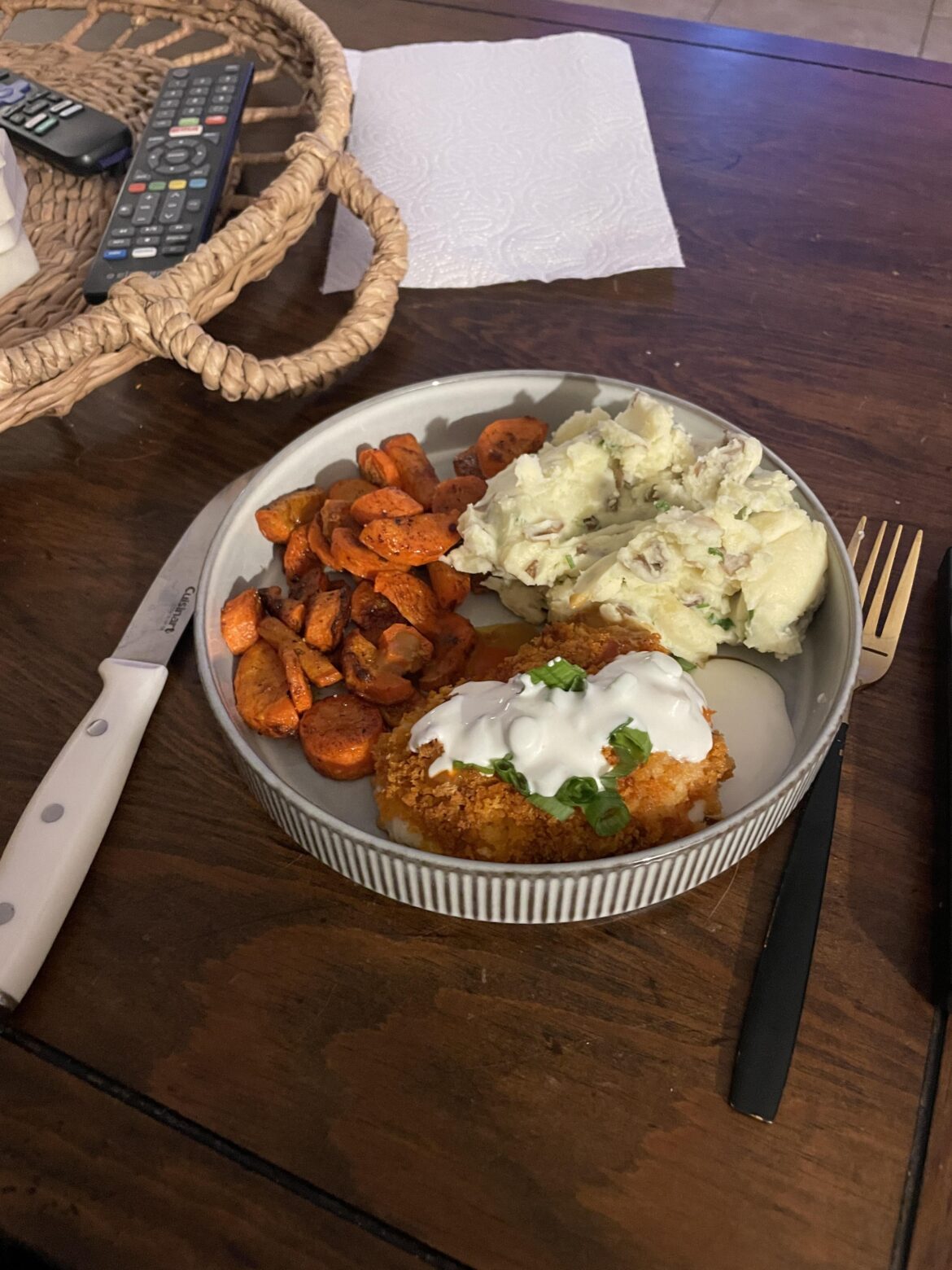 Crispy Buffalo-Spiced Chicken