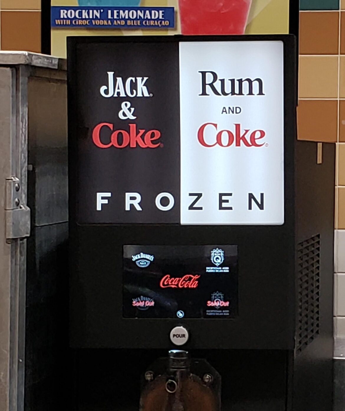 Jack and Coke slushy machine where in Toronto?