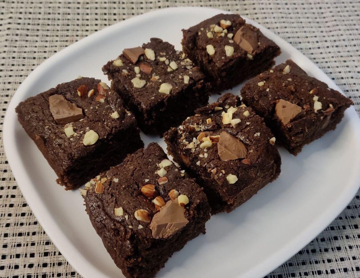 Wheat flour brownie