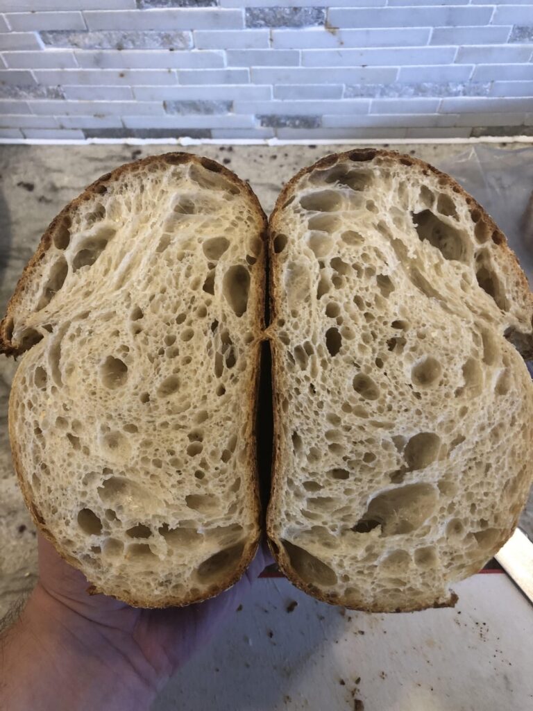 White loaf with 100% strong white flour. Nice to strip everything back to basics sometimes. White loaf with 100% strong white flour. Nice to strip everything back to basics sometimes.