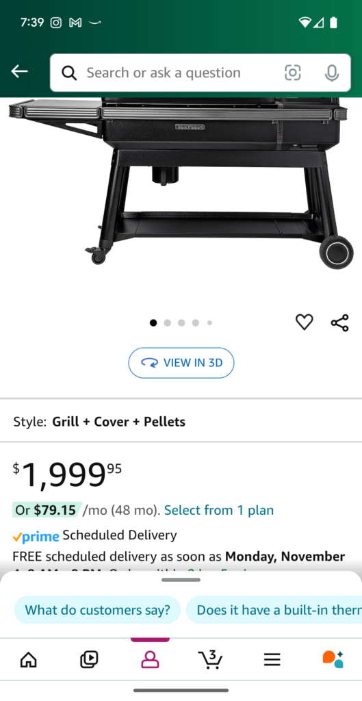 PSA Amazon will not be supplying a cover + pellets on your traeger ironwood xl purchase.