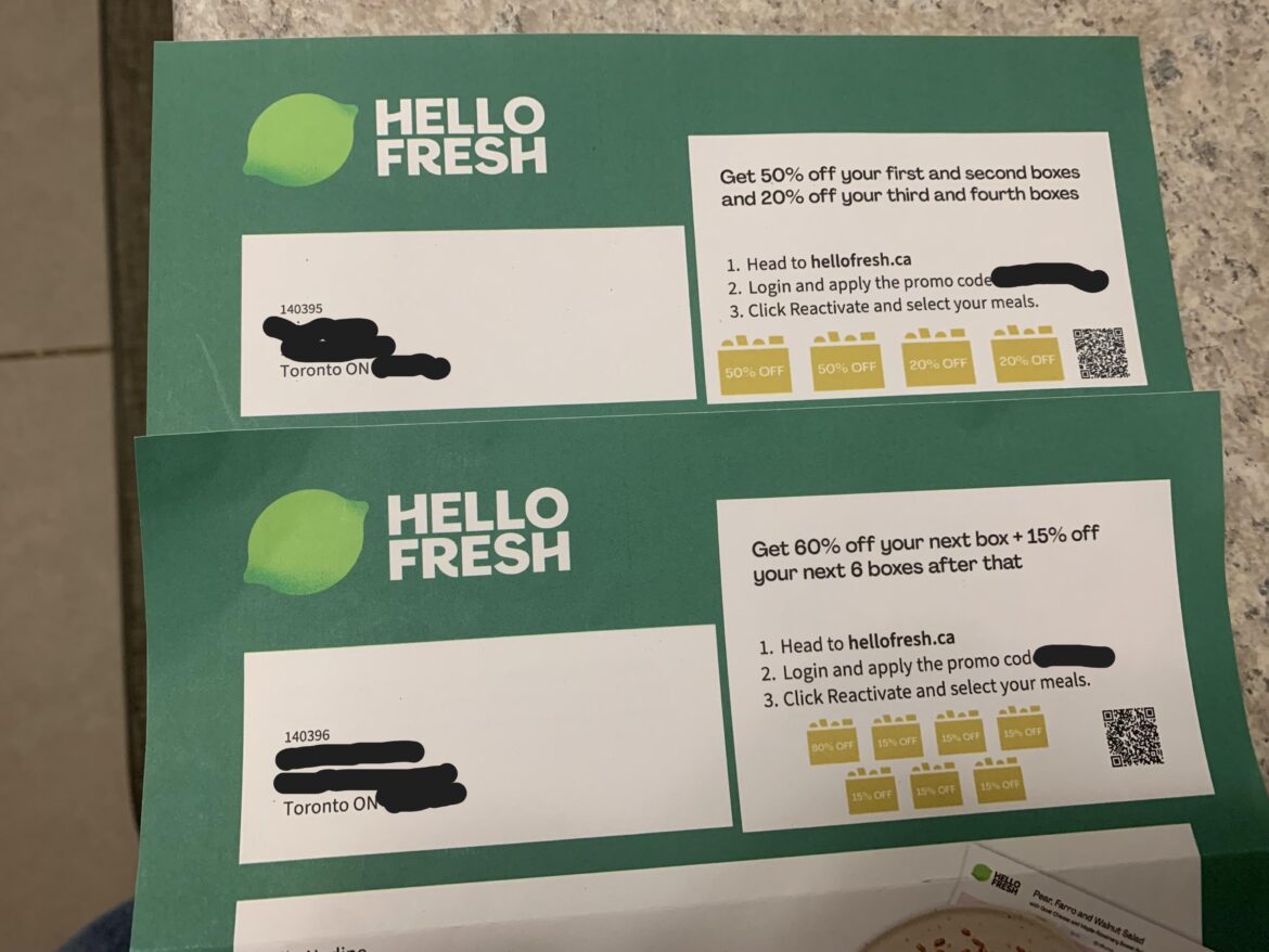 Received a neighbours letter with mine a we got different offers to reactivate