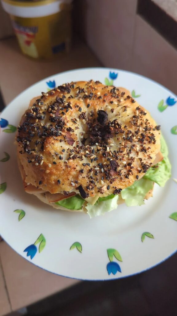 First attempt at making bagels!