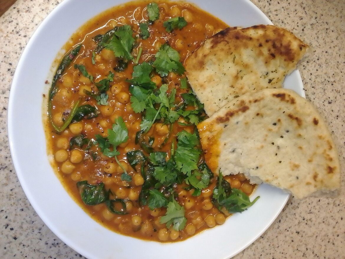 Chana Saag. (Recipe in comments)