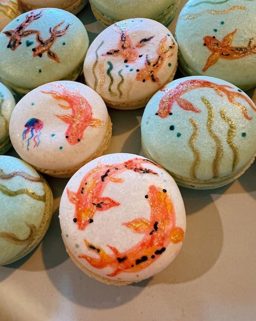 Koi Fish Macarons