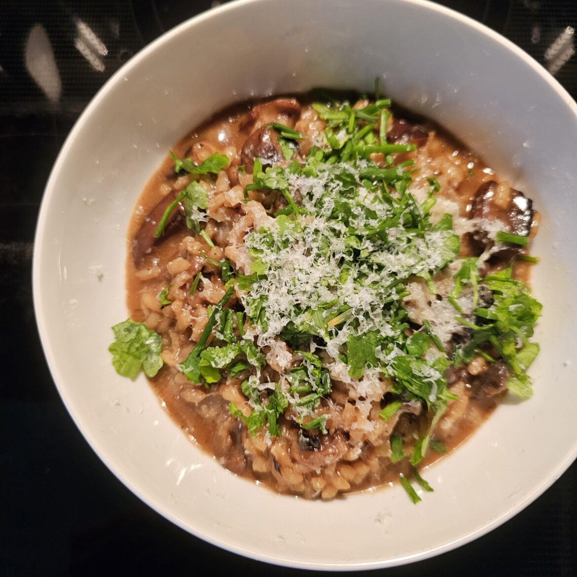 I made the Mushroom Risoto
