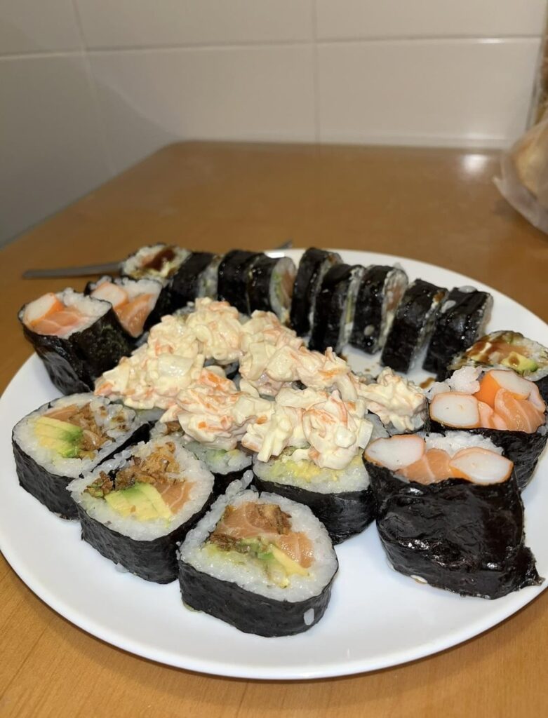 My first attempt at home made sushi