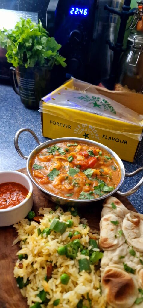 Late night prawn curry...