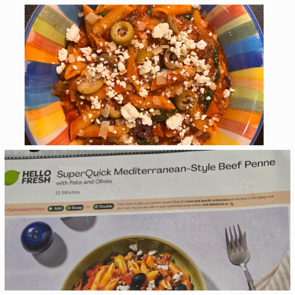 SuperQuick Mediterranean-Style Beef Penne