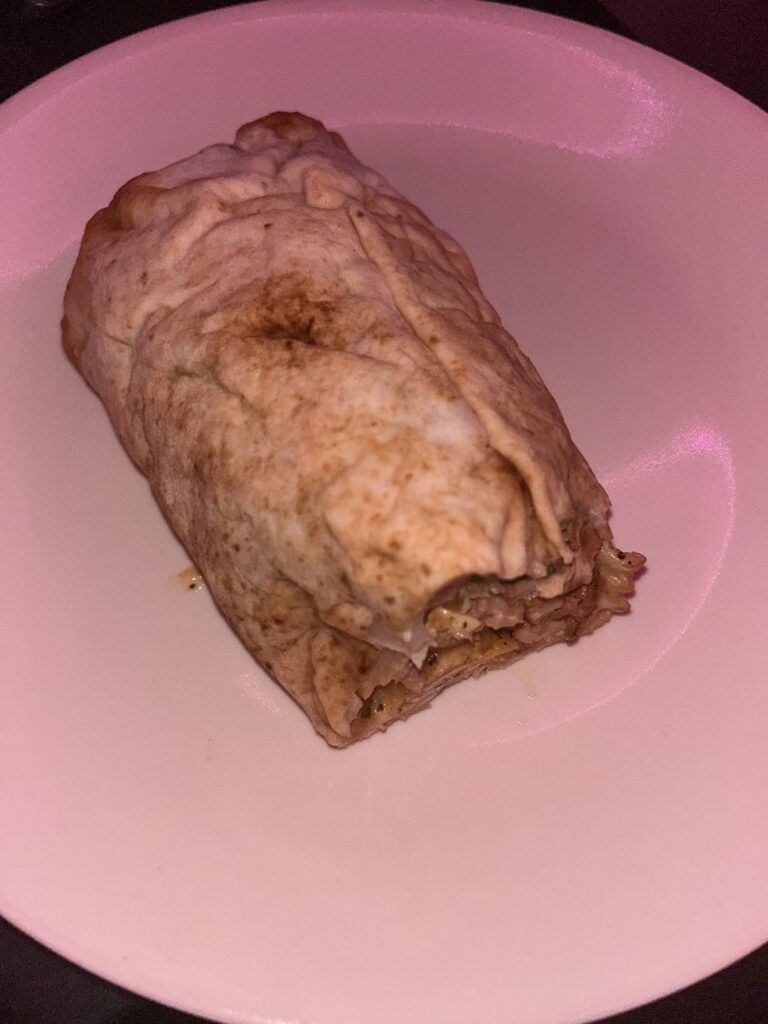 How much calories in this chicken donair shawarma?