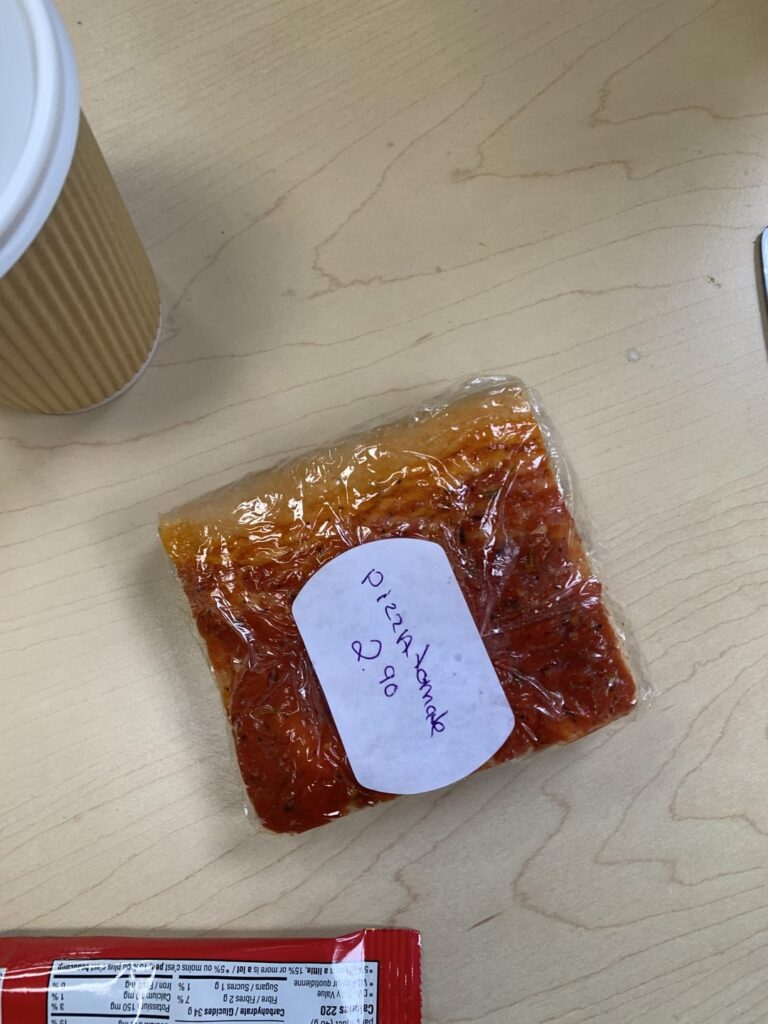 calories in this cold pizza?