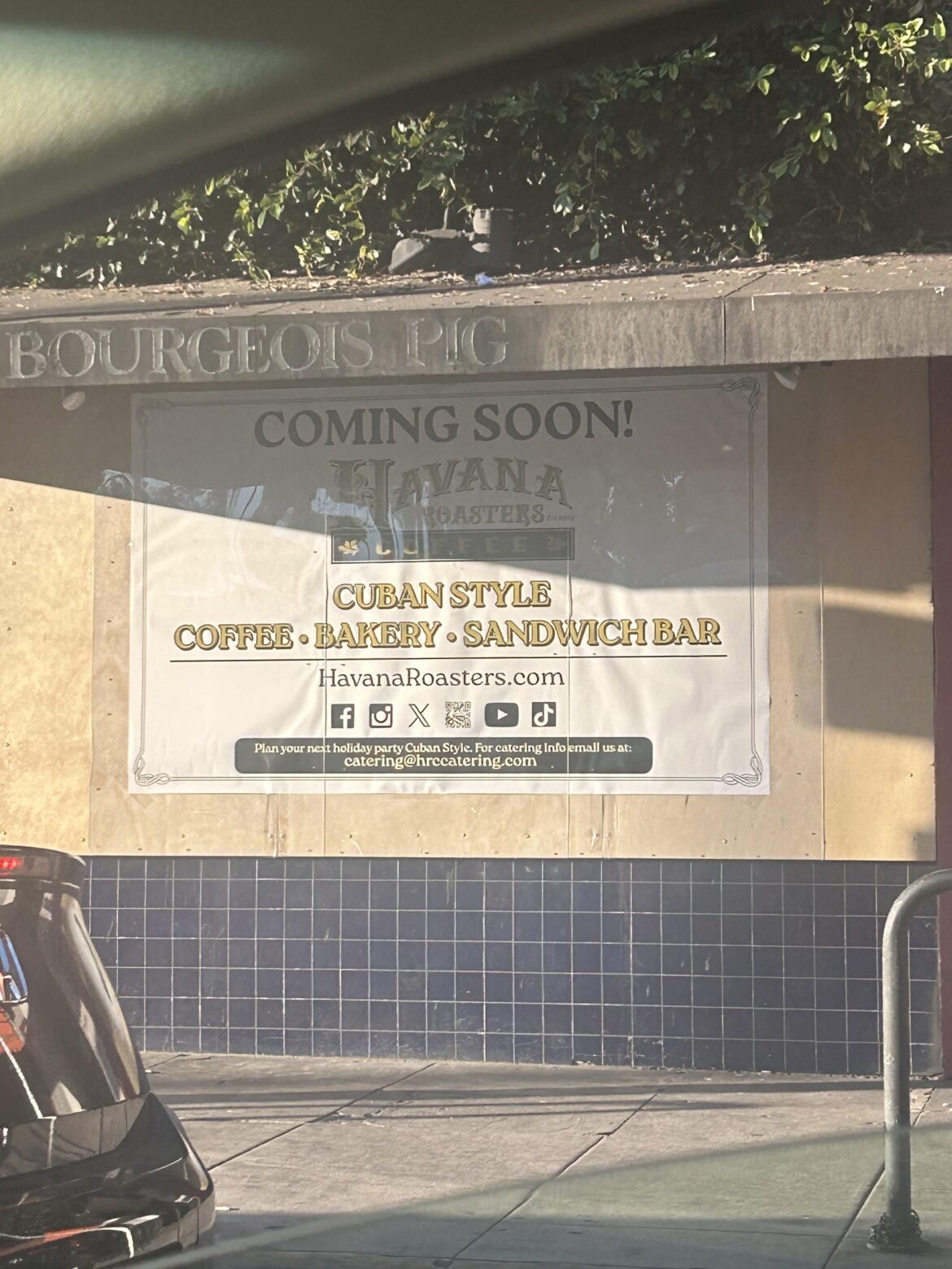 Cuban spot coming to the old Bourgeois Pig space