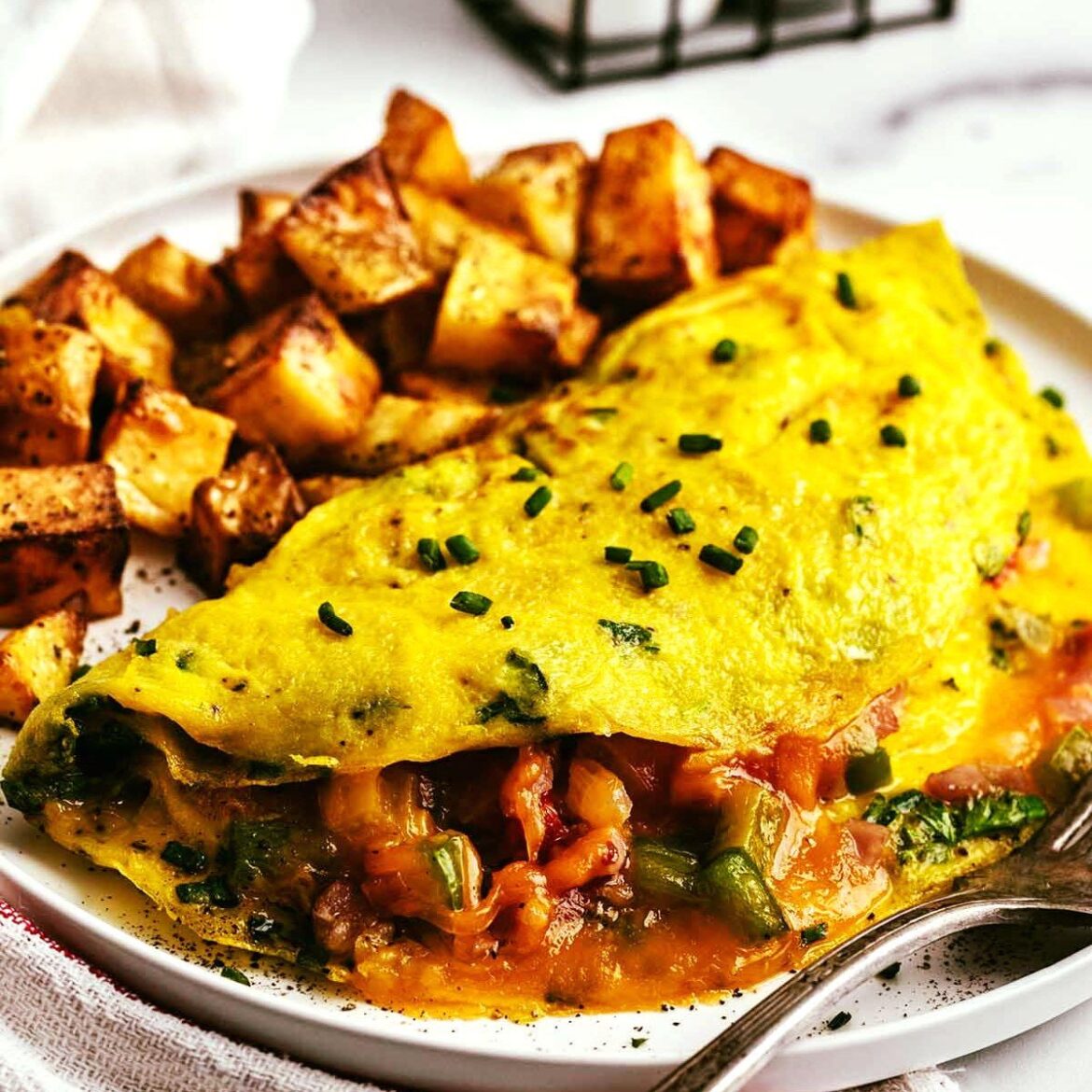 hearty western omelette