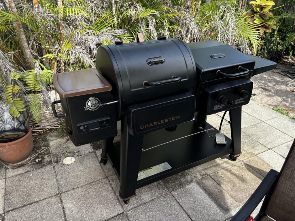 Recently got this bad boy! Pellet grill and griddle combo… best of both worlds!