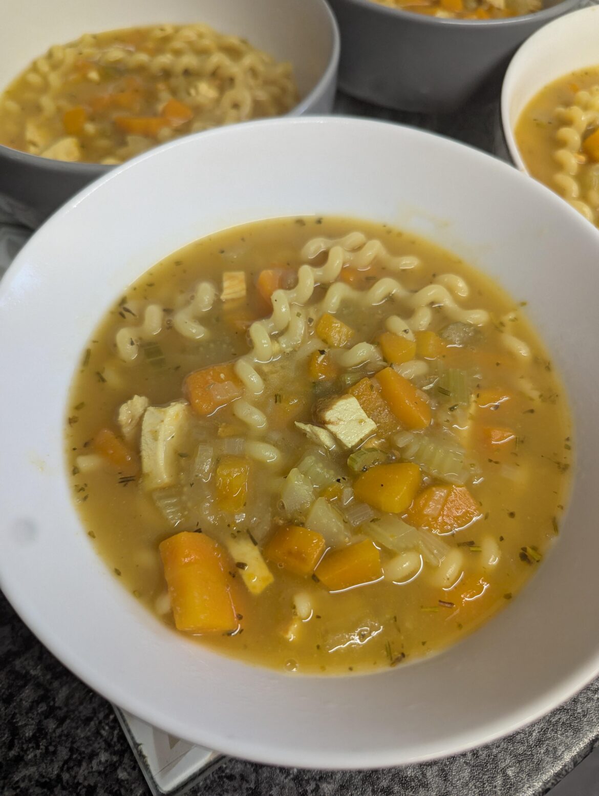 Chicken noodle soup!