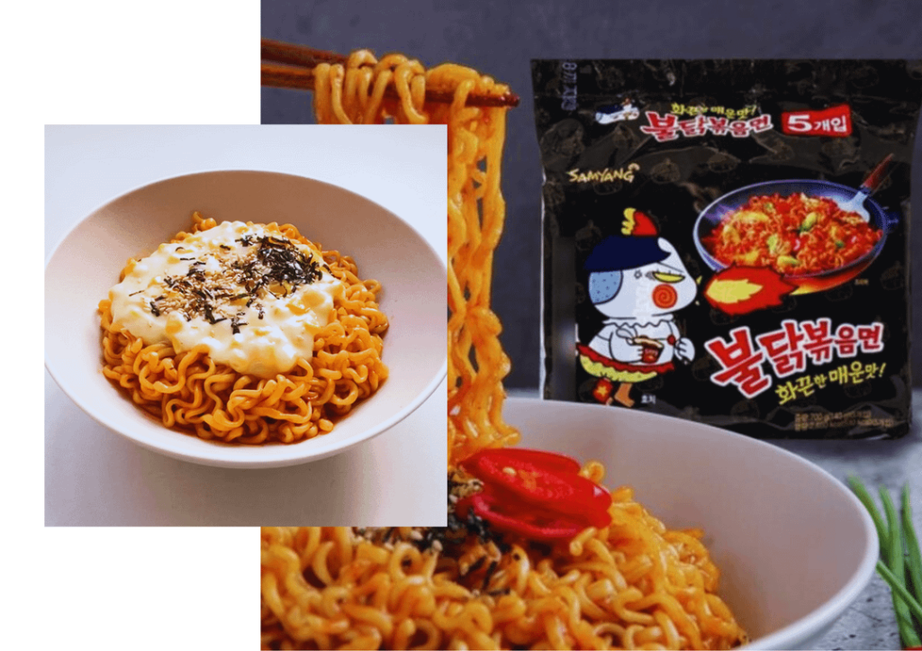 Which Buldak (spicy chicken) series do you like the most?"
Buldak's calling me today.
