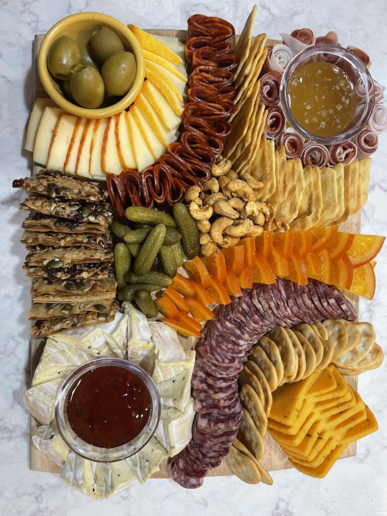 My charcuterie board for Thanksgiving :)